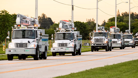 fpl bucket truck fleet
