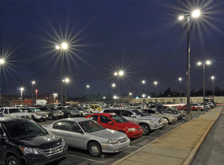 Outdoor lighting installation - medical facility