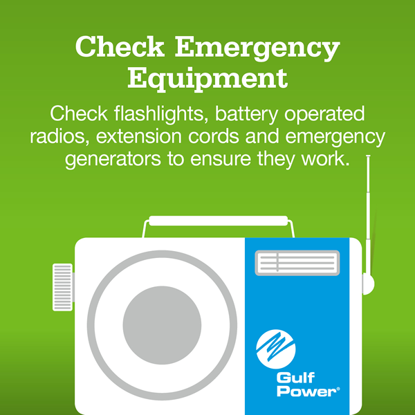 check emergency equipment | storm tip infographic